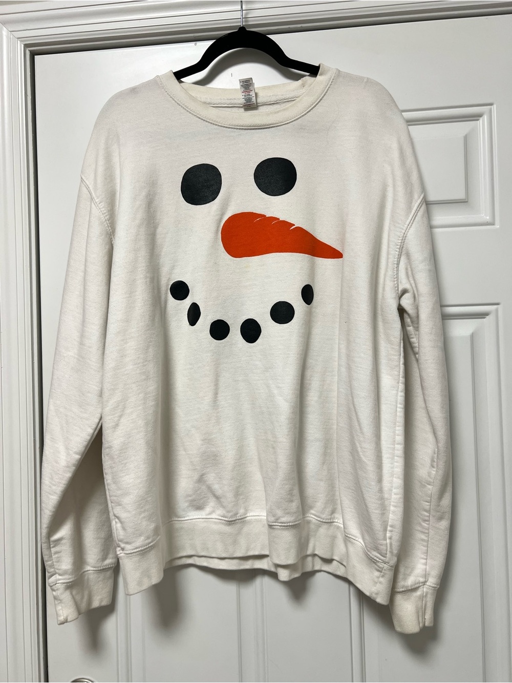 Just Hoods Snowman Sweatshirt Size XL